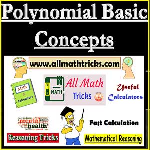 Polynomial Definition | Degree of a Polynomial | Types of Polynomials | Polynomial Concept