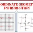 Coordinate geometry introduction, formulas with problems and solutions