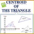 centroid of the triangle meaning,definition,properties, formula with examples and calculator